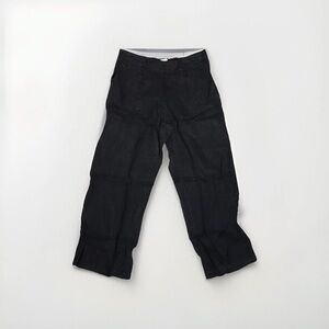 Nicole Miller Linen Black Casual Pants Womens Small